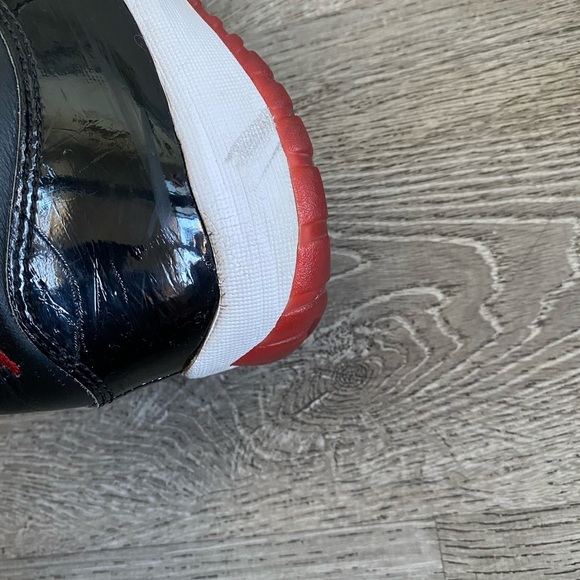 JORDAN 11 RETRO BRED SNEAKERS - Picture 11 of 17